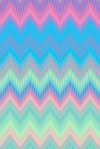 Fundo holográfico holograma chevron zigzag. modelo de folha . — Fotografia de Stock