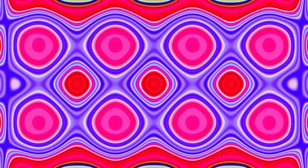 Psychedelic symmetry abstract pattern and hypnotic background, color artistic. — Stock Photo, Image