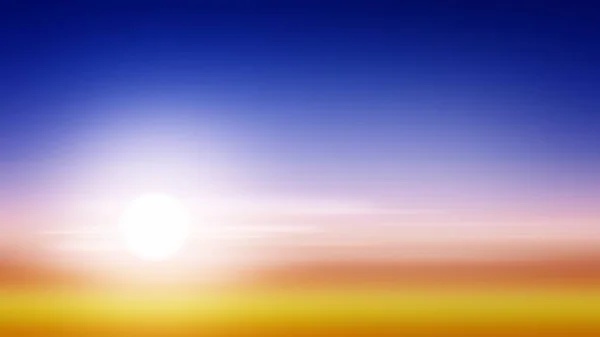 Tramonto gradiente sfondo alba sole, texture sfocata . — Foto Stock