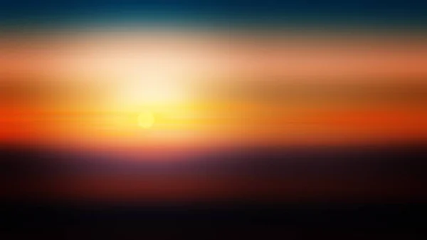Illustration de fond du coucher du soleil gradient abstrait, modèle flou . — Photo
