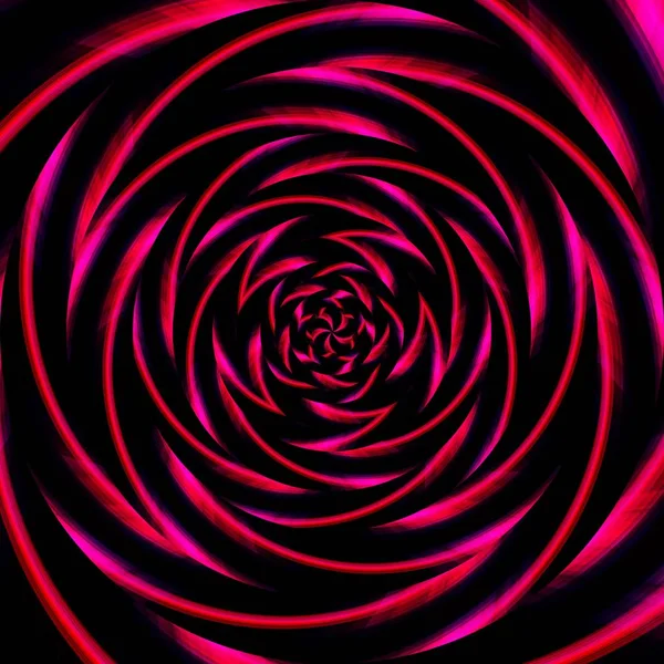 渦巻き渦巻きパターン背景抽象、光学幾何学的. — ストック写真