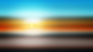 Günbatımı arkaplan illüstrasyon gradyanı soyut, afiş ışığı.