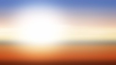 Günbatımı arkaplan illüstrasyon gradyanı soyut, parlak parlaklık.