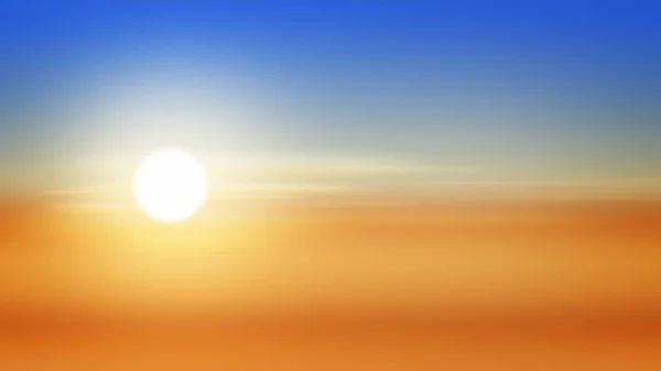 Солнце восхода солнца, яркое лето . — стоковое фото