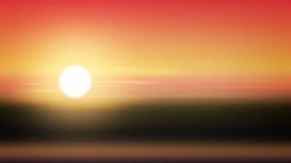 Atardecer gradiente fondo amanecer sol, paisaje matutino . —  Fotos de Stock