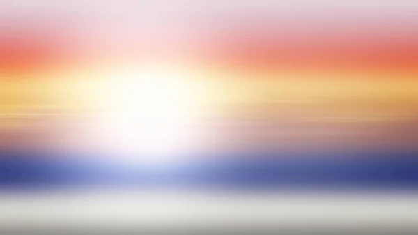 Zonsondergang achtergrond illustratie gradiënt abstract, zonlicht wazig. — Stockfoto