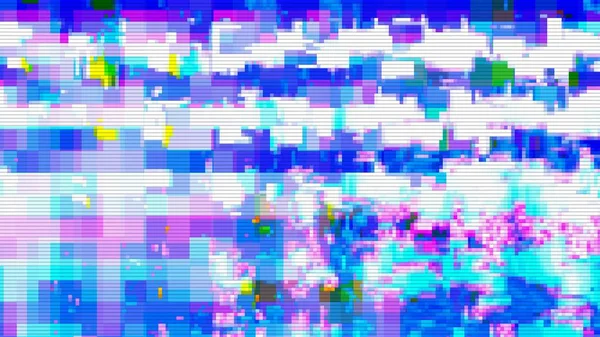 Glitch cyfrowy projekt tekstury tła, grafika sygnału. — Zdjęcie stockowe