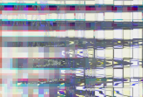 Glitch digital abstrato fundo ruído brilho digital abstrato fundo ruído, interferências tv. — Fotografia de Stock