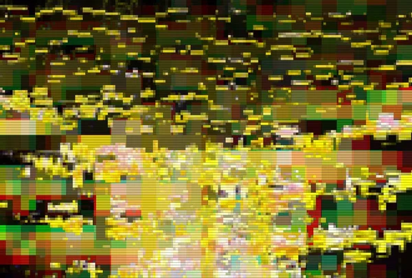 Störung digitales Bildschirmmuster abstrakt, Interferenz geometrisch. — Stockfoto