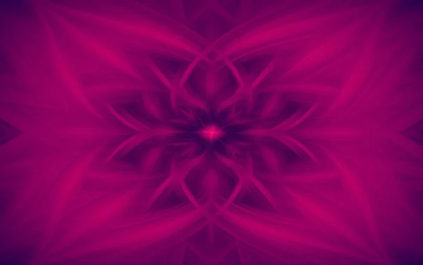 Neon glühen geometrische Muster violett. Rauch. — Stockfoto