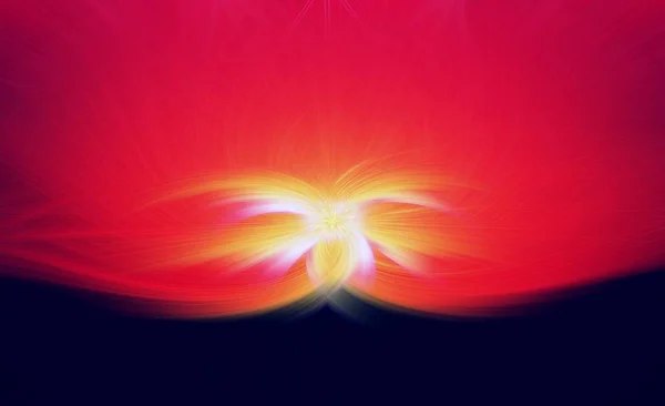 red futuristic background explosion vibrant. bright fractal.