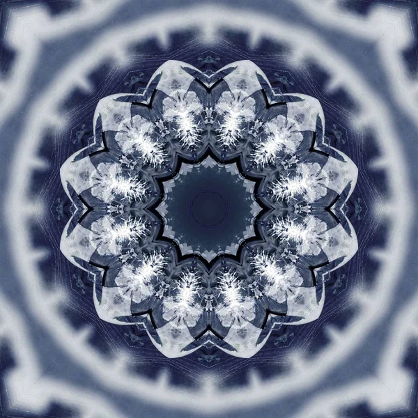 Kristallsymmetrie abstraktes Muster. Tapetenform. — Stockfoto