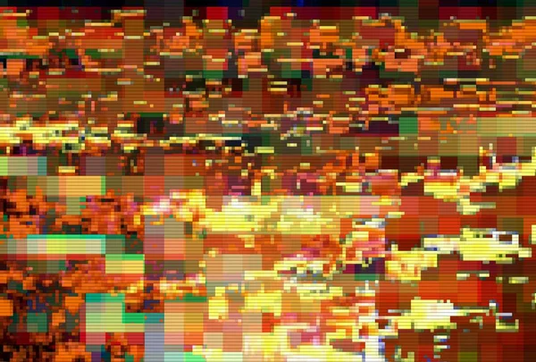 Glitch pixel ruído padrão digital, distorção futurista . — Fotografia de Stock
