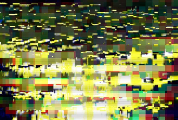 Glitch pixel ruído padrão digital, moderno vhs . — Fotografia de Stock