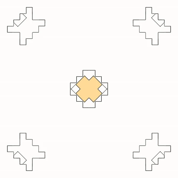 Contour deseni soyut arkaplan tasarımı, siyah dikişsiz. — Stok fotoğraf