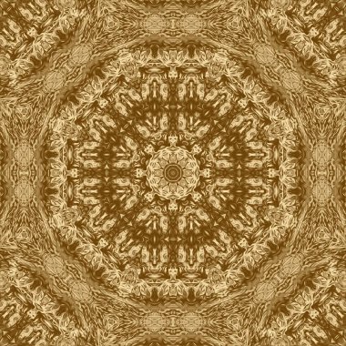 Altın simetri deseni ve geometrik altın tasarım, tekstil dekoratif.