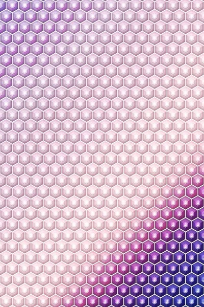 Hexagon cube pattern cover geometric, square hehagonal. — Stock Photo, Image