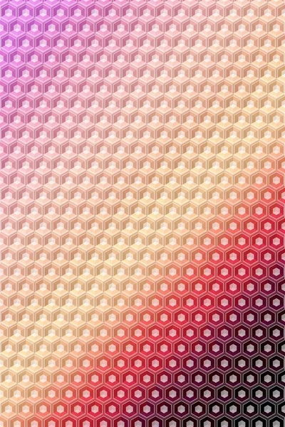 육각 큐브 패턴 커버 기하학적, 모자이크 hehagonal. — 스톡 사진