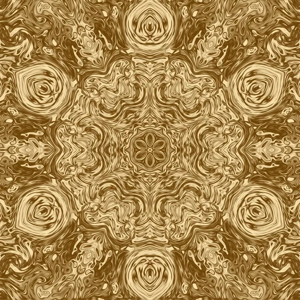 Wzór złoto symetrii i geometryczny wzór złoty, ozdoba. — Zdjęcie stockowe
