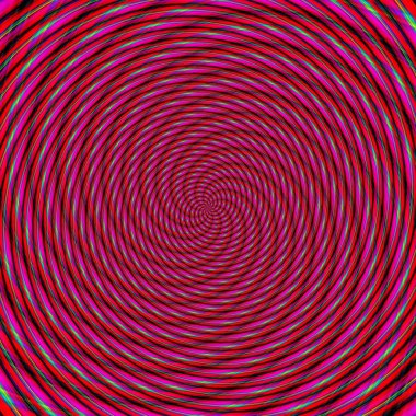 Soyut arka plan illüzyon hipnotik illüstrasyon, sanrı optik.