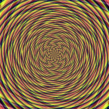 İllüzyon arka plan spirali zig-zag, tasarım hipnotik.