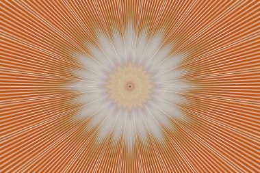 Kahverengi çiçek desenli çiçek desenli kaleydoskop. seramik dekor.