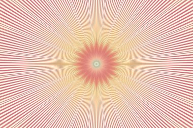 Çiçek desenli çiçek desenli pembe kaleydoskop. karmaşık grafikler.