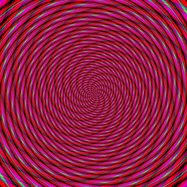 Ilustración hipnótica de ilusión de fondo abstracto, ilusión óptica . — Foto de Stock