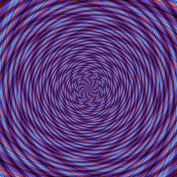 Illusion bakgrund spiral mönster zick-zag, kurvor. — Stockfoto