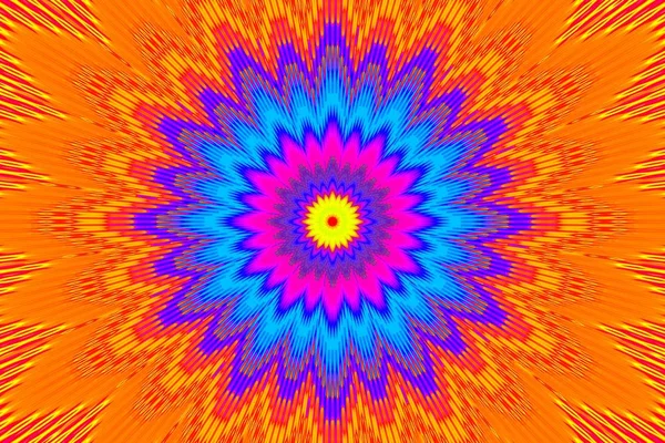 Floral μοτίβο ουράνιο τόξο φόντο πολύχρωμο. σχήματα παιχνιδιάρικα. — Φωτογραφία Αρχείου