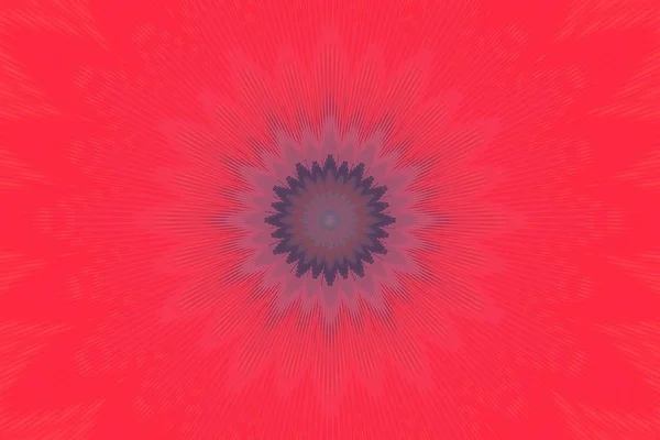 Background red kaleidoscope flower pattern. motifs mulberry. — Stock Photo, Image