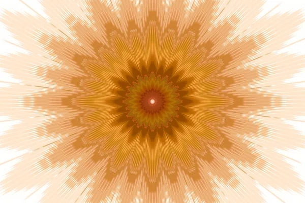 Mandala vzor květinové olivy kaleidoskop. keramická grafika. — Stock fotografie