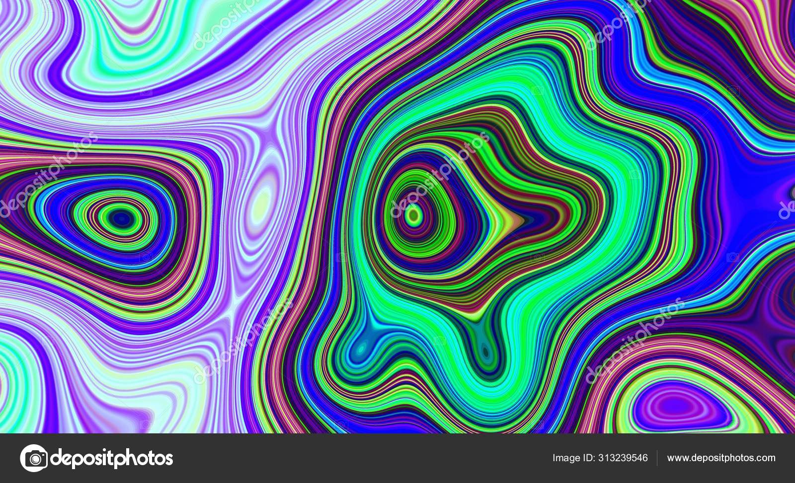 Psychedelic abstract pattern and hypnotic background for trend art, bright  hippie. Stock Photo by ©BravissimoS 313239546