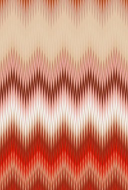 Kırmızı desenli sembol zigzag. Lanet olsun..