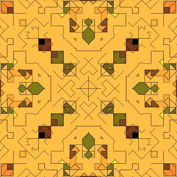 Mosaico abstracto patrón de fondo manchado, diseño de color . — Foto de Stock