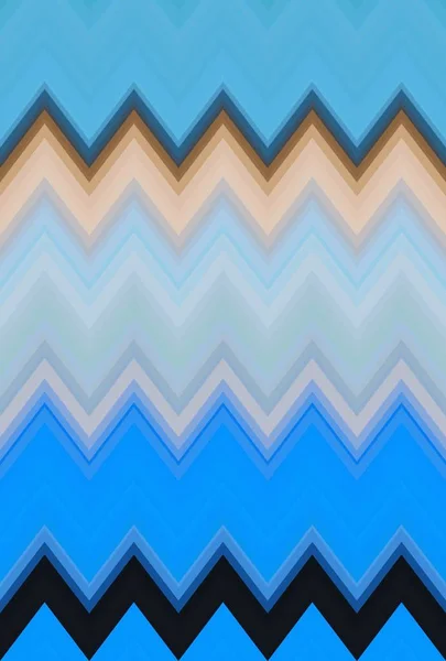 Blue sky chevron zigzag. wallpaper illustration. — Stock Photo, Image