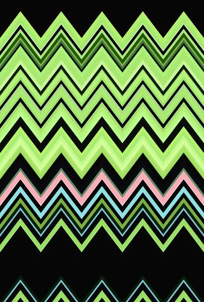 Zigzag pattern dark night geometric. бесшовный орнамент . — стоковое фото