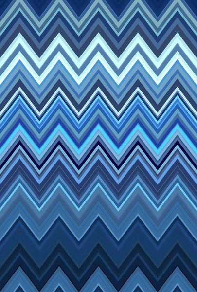 Mavi simge zigzag deseni. Dekoratif. — Stok fotoğraf