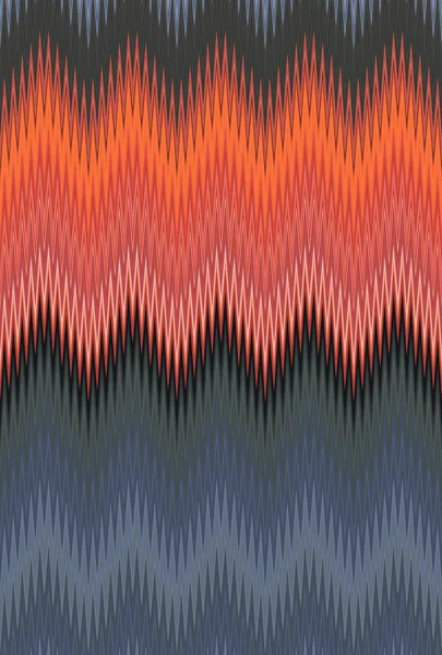 Pattern zigzag chevron orange background. coral. — ストック写真