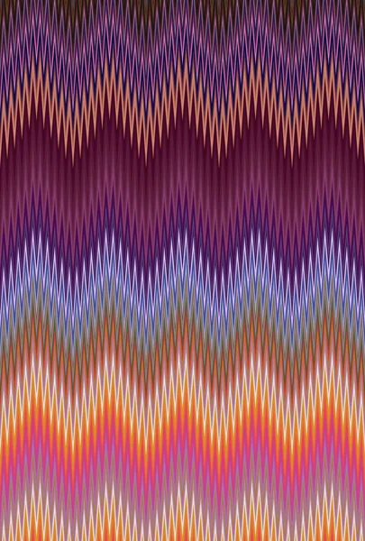 シェブロンジグザグパターン多色の背景トレンドイラスト. — ストック写真