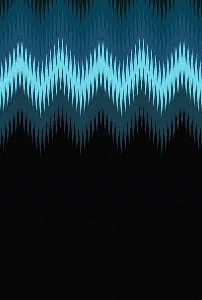 Dark black night chevron zigzag. abstract decoration. — Stockfoto