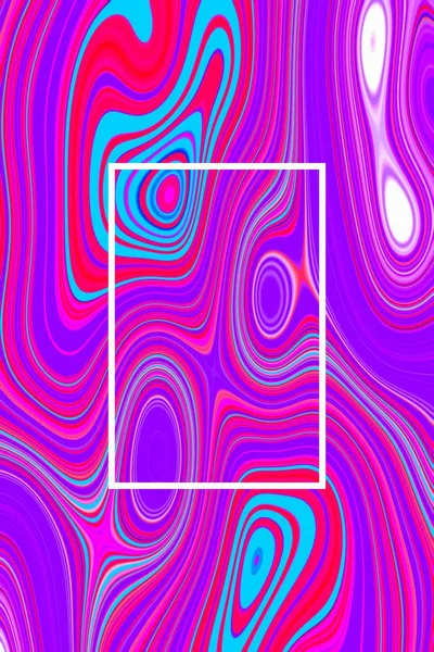 Abstract psychedelic poster background and hypnotic design, neon purple.