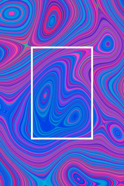 Abstract blue psychedelic poster background and hypnotic design, gradient wallpaper.