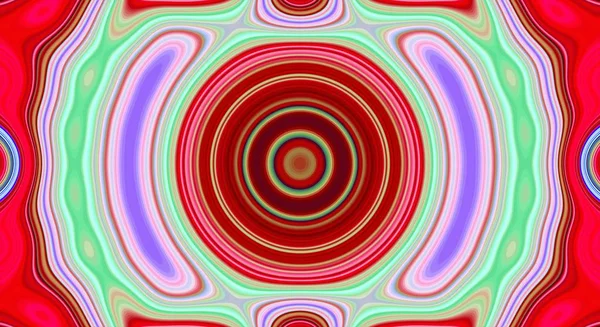 Psychedelic symmetry abstract pattern and hypnotic background, bright creative. — Stock Photo, Image