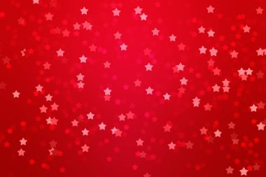 Yıldızların arkaplan bokeh Noel süslemesi, ışık sembolü.