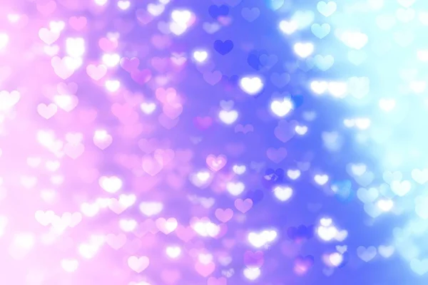 Light heart background abstract bokeh, party. — Stock Photo, Image