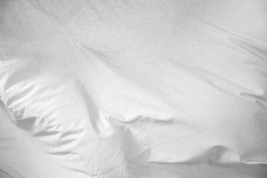 Kumaş beyaz arkaplan, tekstil soyut desen, tuval.