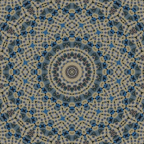 Vintage Muster Abstrakte Symmetrie Kaleidoskop Ornamentgeometrie — Stockfoto