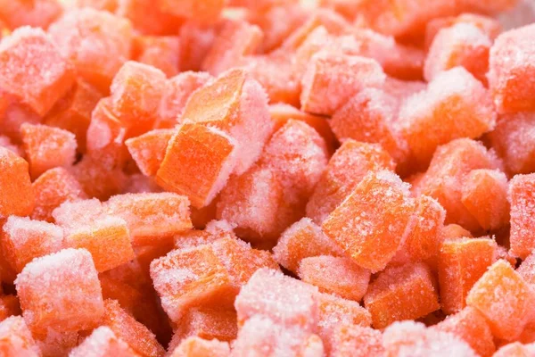 Frozen Raw Carrot Background Fresh Food Group — Stock Photo, Image