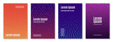 Kusursuz Organik Yuvarlak Çizgiler ve Damlalar Biyolojik Örnekler Çok Renkli Soyut Arkaplan